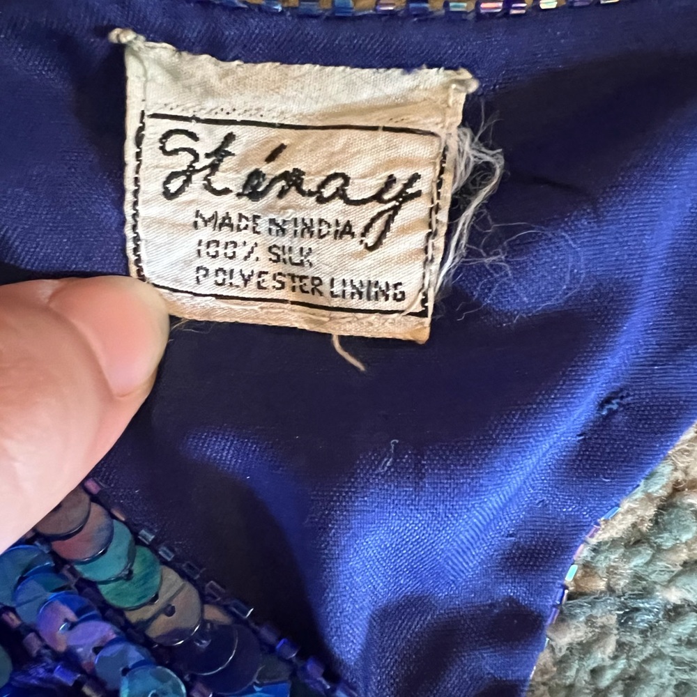 Vintage Stenay beaded dress - Picture 2 of 12